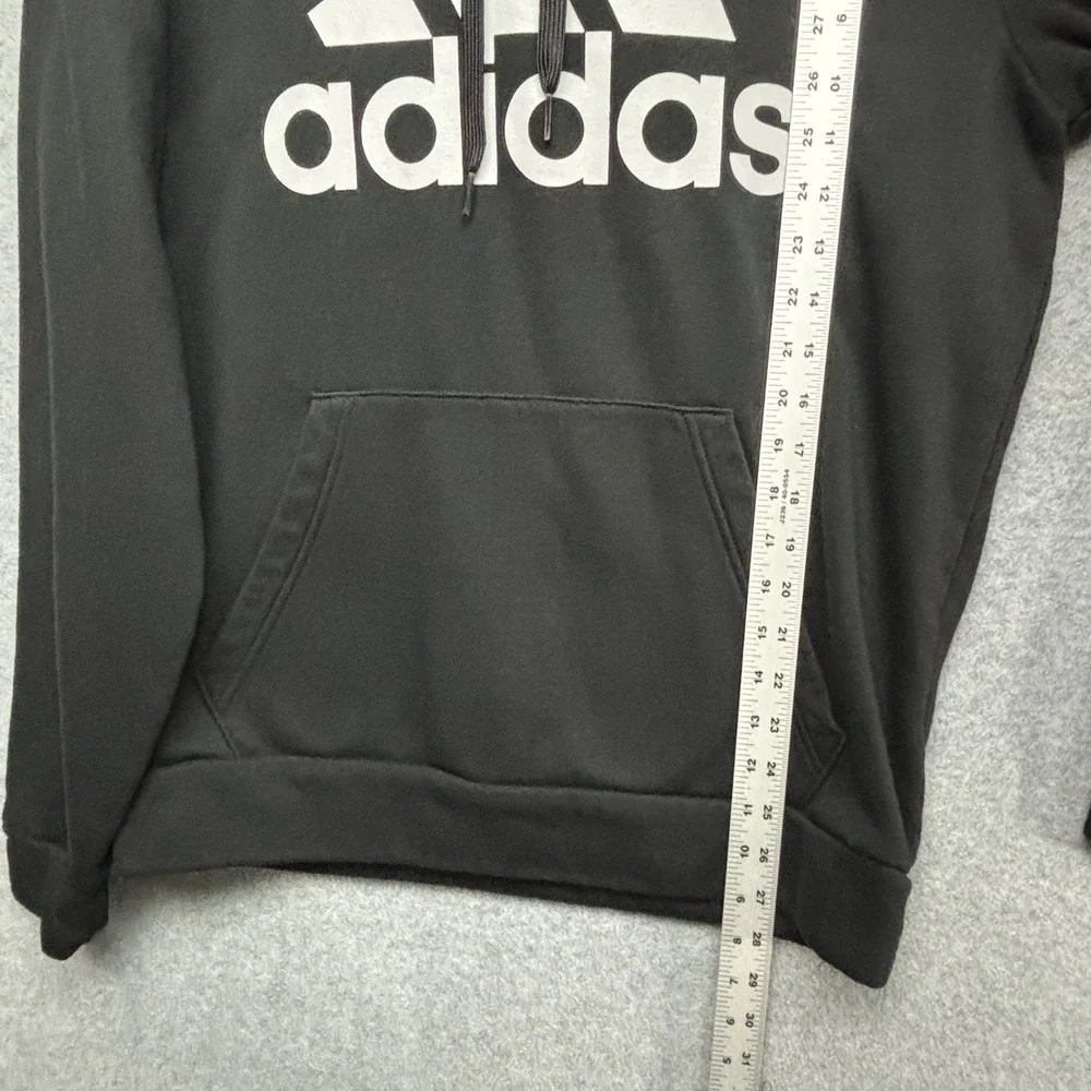 Adidas Golf Mens Hoodie M Black Climawarm Sweatshirt Fleece Pullover‎ Drawstring
